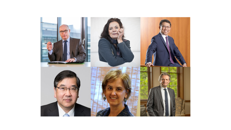 Members of the International Advisory Board: Martin Stratmann, Louise O. Fresco, Rocky Tuan, Makoto Gonokami, Susan M. Kauzlarich and Daniel Diermeier.